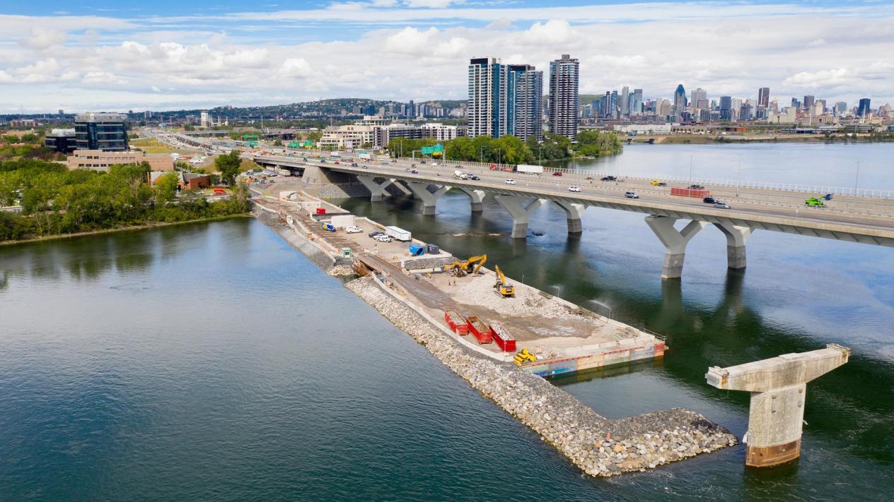 Champlain Bridge Deconstruction Pomerleau